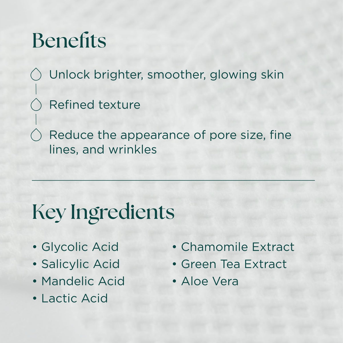 Application on the face using a ResurFace pad from Marini SkinSolutions