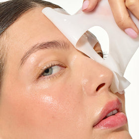 Mario Badescu Advanced Collagen Hydrogel Mask eight-hyaluronic-acid forms deliver layered moisture.