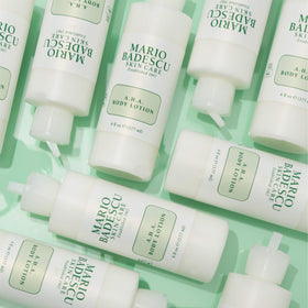 Mario Badescu AHA Body Lotion glycolic acid ingredient close-up