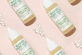 Mario Badescu brand packaging photo, premium skincare for combination to oily skin.
