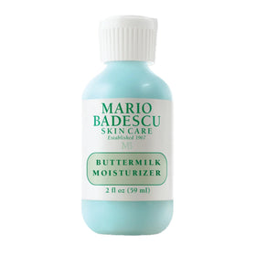 Mario Badescu Buttermilk Moisturizer bottle, lightweight hydration for dry and combination skin.