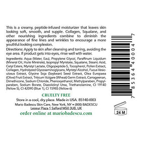 Mario Badescu Cellufirm cream texture highlighted for velvety, nourished skin