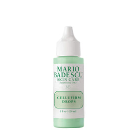 Mario Badescu Cellufirm Drops bottle pour delivering lightweight hydration for smoother skin.