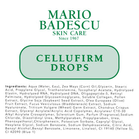 Mario Badescu Cellufirm Drops packaging bottle shown in product shot.