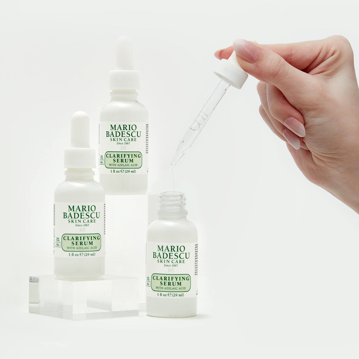 Mario Badescu Clarifying Serum promotes a more even complexion.