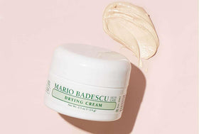 Vanity counter photo shows nightly routine with the cream.