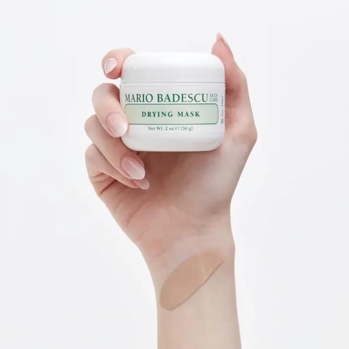 Mario Badescu Drying Mask includes sulfur and zinc oxide for clearer-looking skin