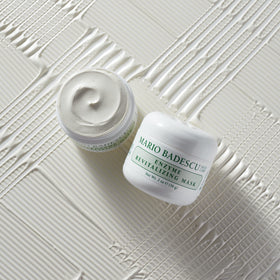 Mario Badescu Enzyme Revitalizing Mask featuring red algae for extra moisture and smoother texture.