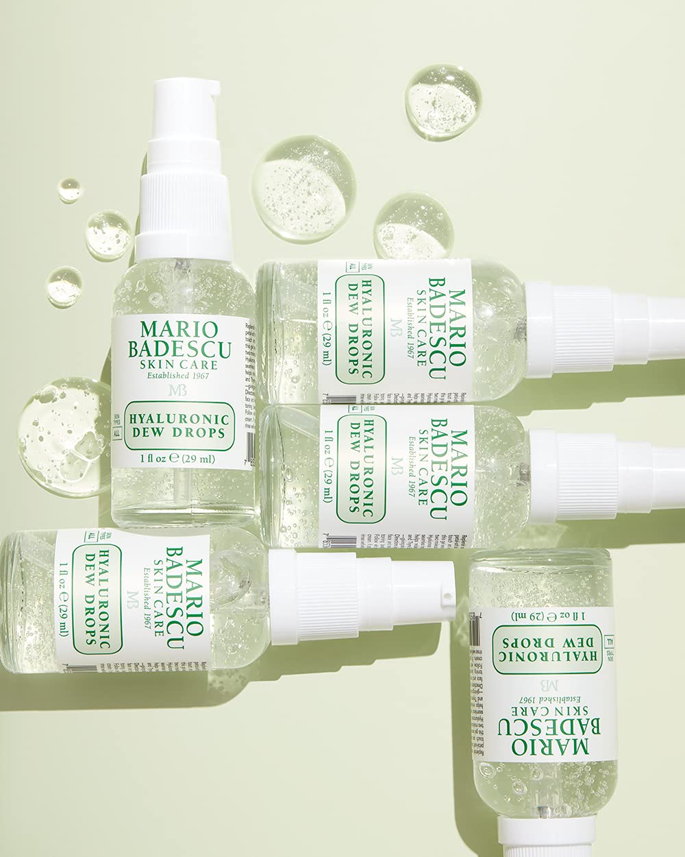 Mario Badescu Hyaluronic Dew Drops bottle with easy-dispense tip for hydration