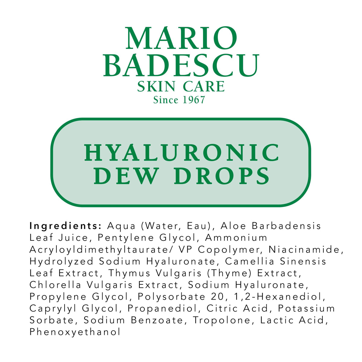 Mario Badescu Dew Drops glow on cheek after application