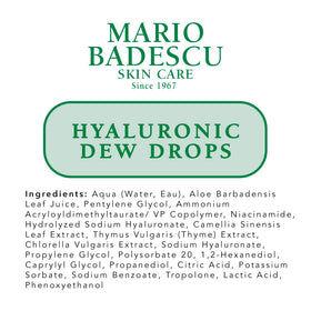 Mario Badescu Dew Drops glow on cheek after application