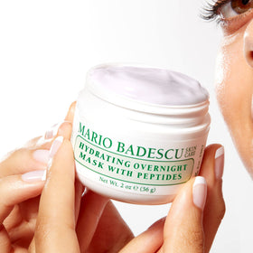 Mario Badescu Hydrating Overnight Mask night skincare routine usage.