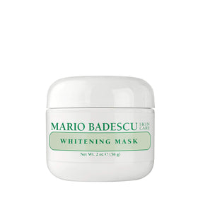 Mario Badescu Kojic Acid Whitening Mask jar closeup shows premium formula for brightening