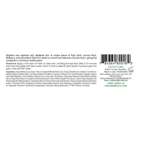 Mario Badescu Kojic Acid Whitening Mask spread on hand demonstrates creamy texture for easy application