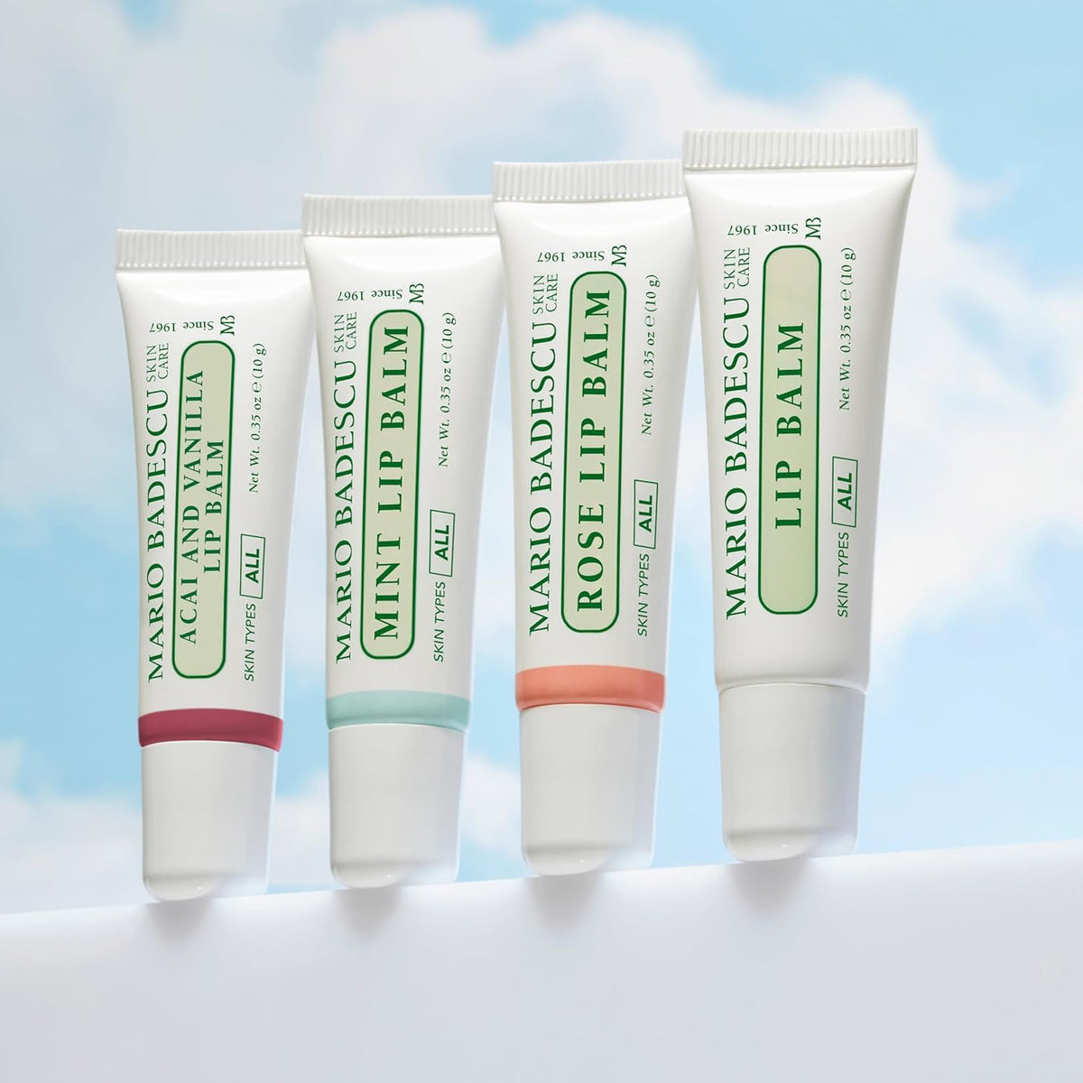 Peppermint aroma of Mario Badescu Mint Lip Balm refreshing lip care