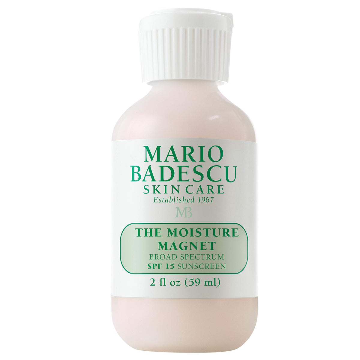 Mario Badescu Moisture Magnet SPF15 jar close-up showing creamy hydration.