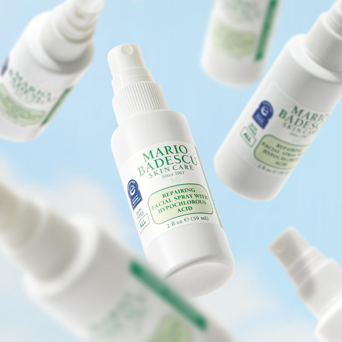 Fragrance-free Mario Badescu HOCl spray, ideal for sensitive skin