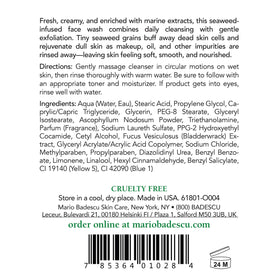 Close-up of Mario Badescu Seaweed Cleansing Soap creamy texture.