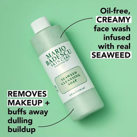 Nutrient-rich seaweed grains in Mario Badescu Seaweed Cleansing Soap.