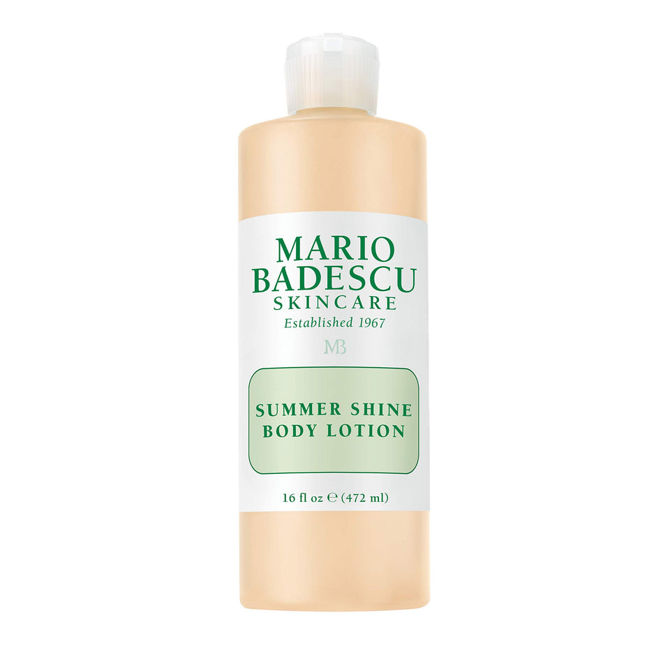 Mario Badescu Summer Shine Body Lotion candlelit glow enhances hydration