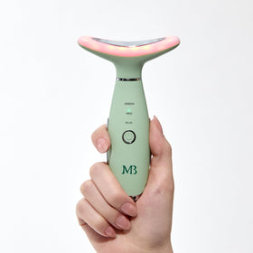 Mario Badescu Triple Light Thermal Massager with green LED balances redness for a refreshed tone