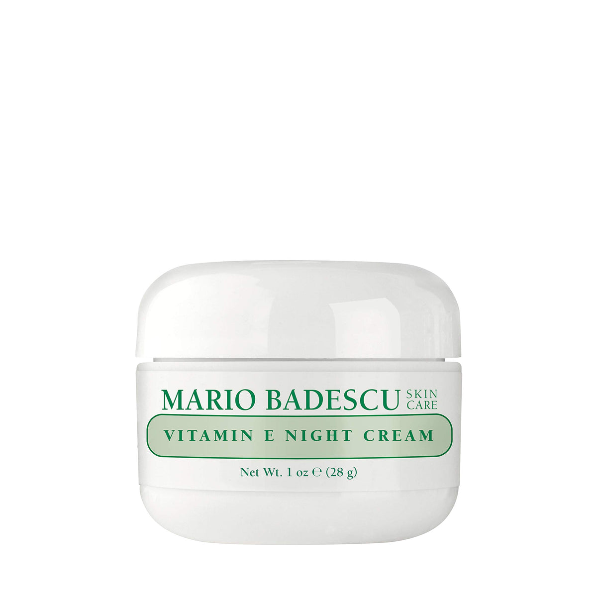 Mario Badescu Vitamin E Night Cream jar—rich hydration for dry skin
