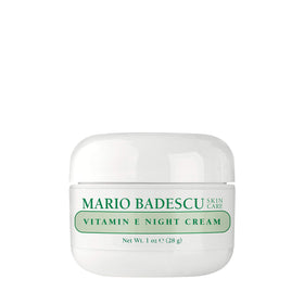 Mario Badescu Vitamin E Night Cream jar—rich hydration for dry skin