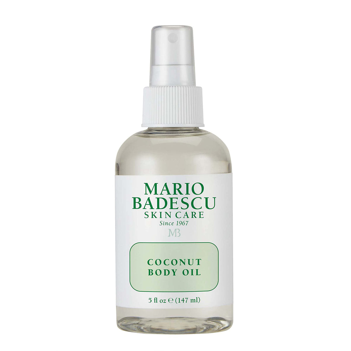 Mario Badescu Coconut Body Oil bottle pour for deep hydration