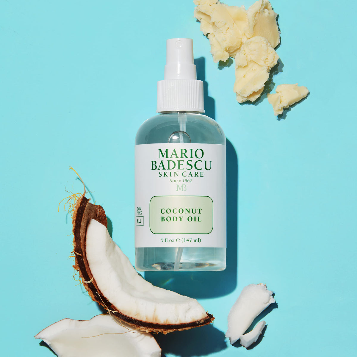 Mario Badescu Coconut Body Oil ingredients: coconut and argan oils
