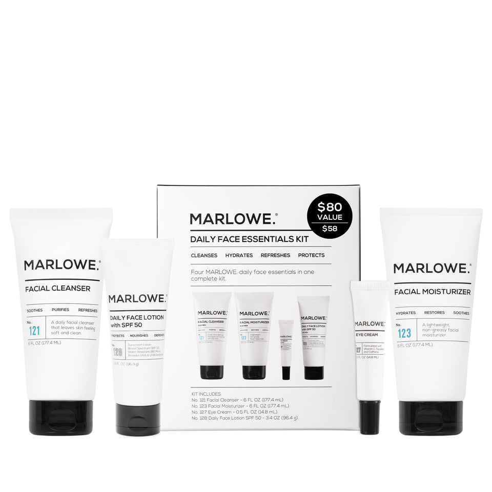 Marlowe daily face wash gel close-up showing gentle cleansing action