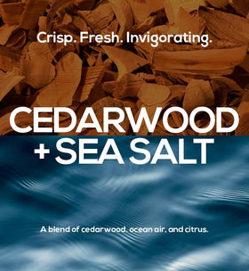 Marlowe No. 102 cedarwood sage sea salt scent refreshing the senses.