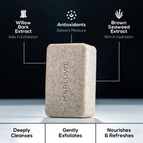 Marlowe No. 102 triple-milled bar for lasting use and rich lather.