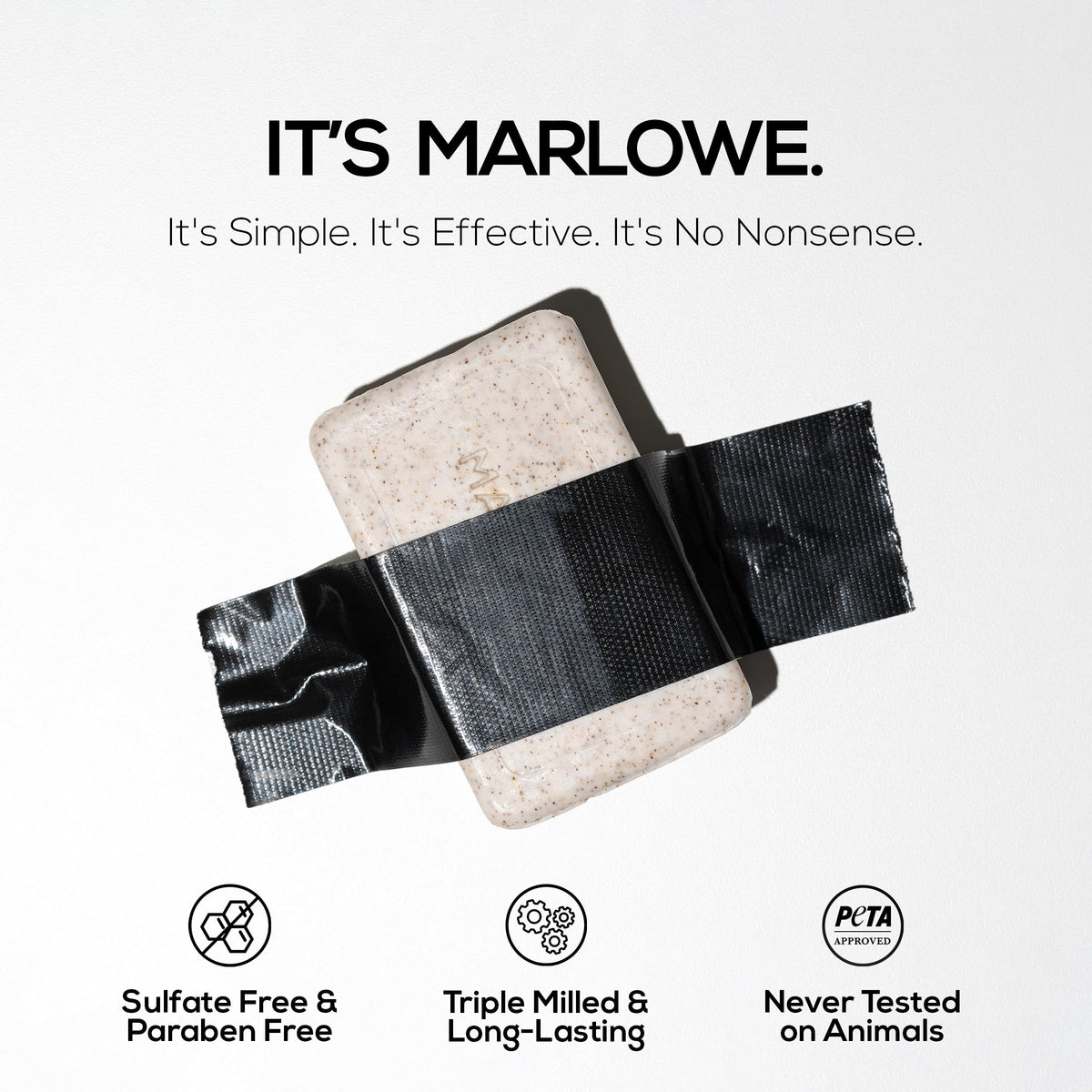 Marlowe No. 102 willow bark antioxidants moisturize during shower.