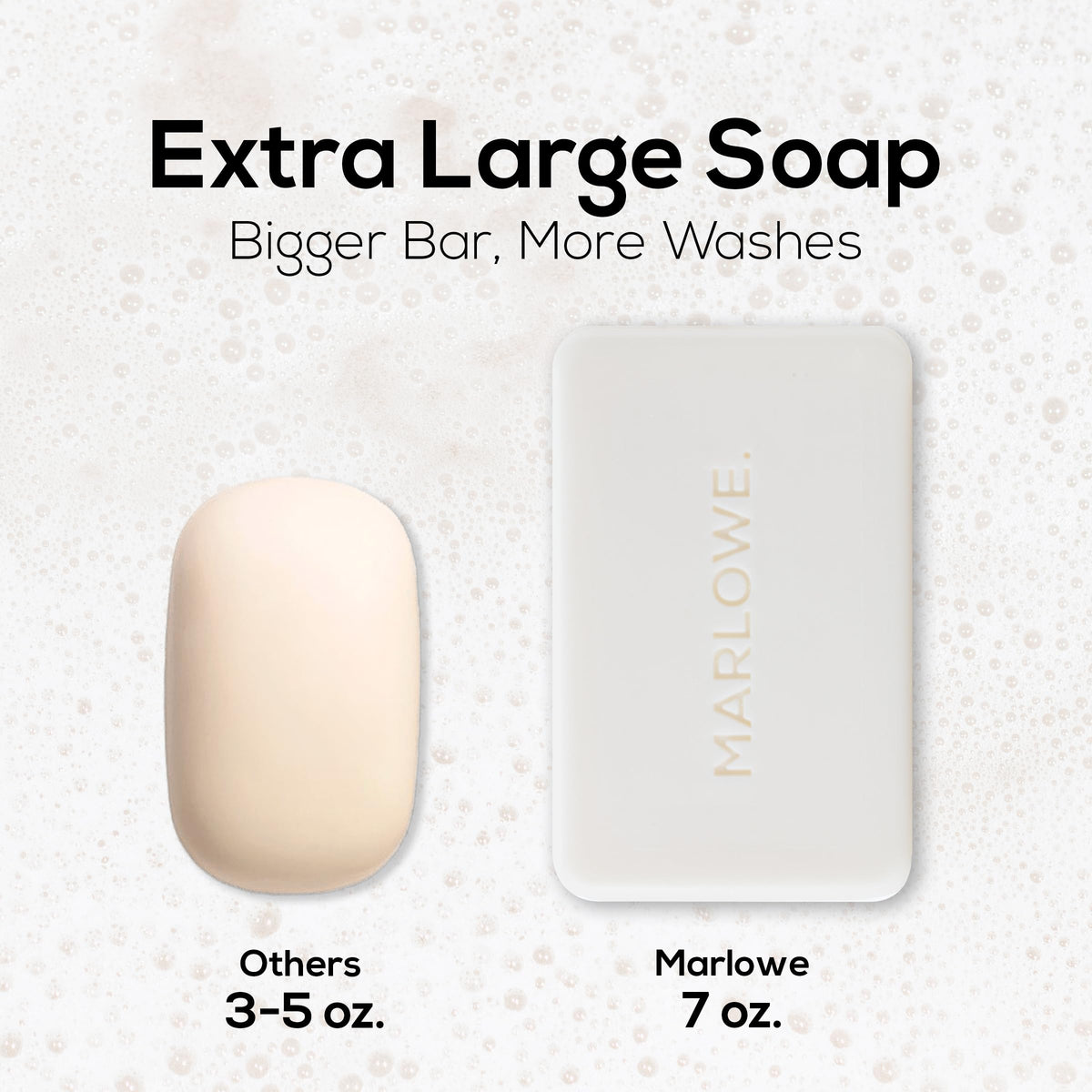 Marlowe No. 105 bar ideal for daily shower routines.