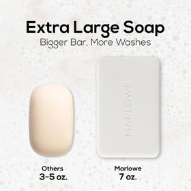 Marlowe No. 105 bar ideal for daily shower routines.