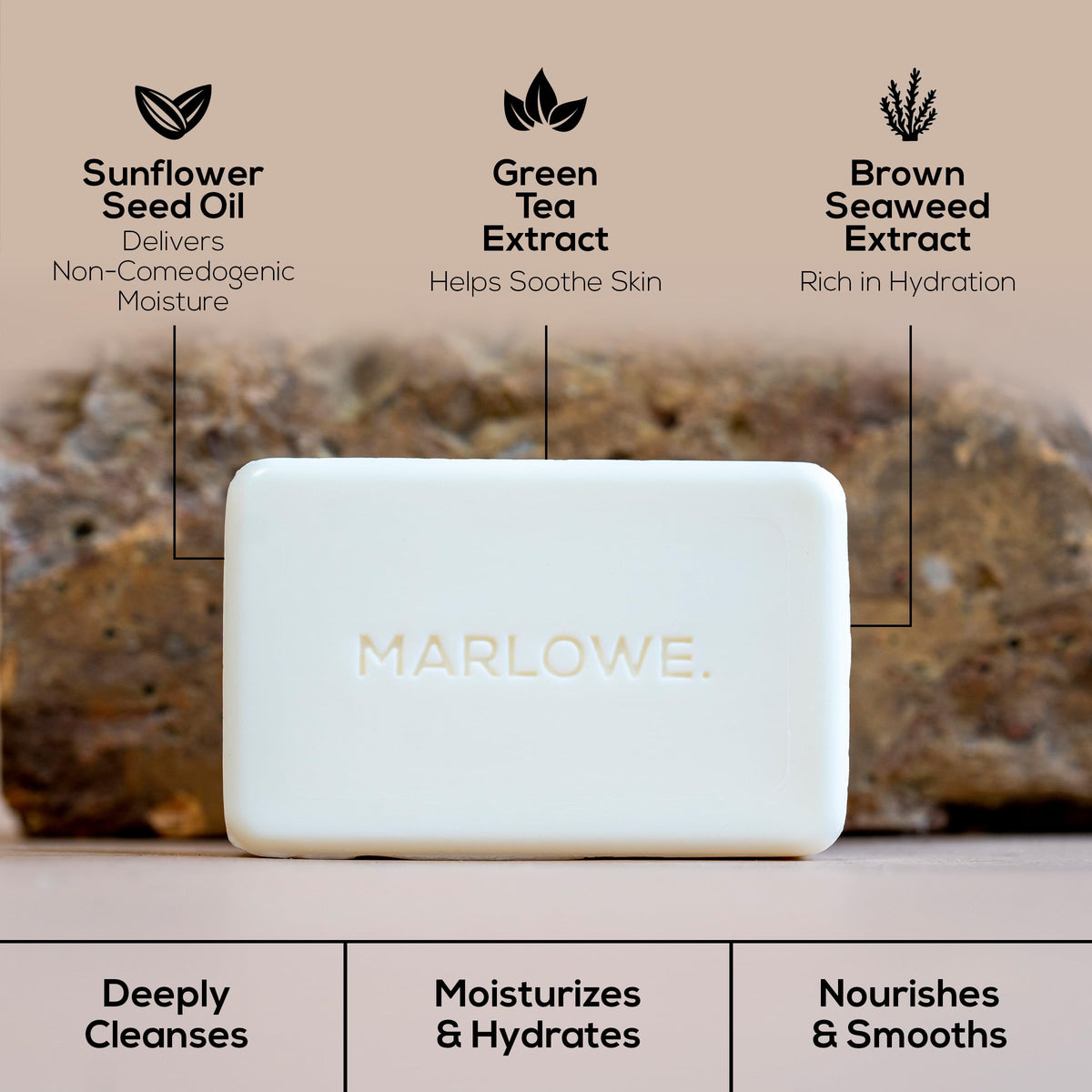 Marlowe No. 105 bar is vegan and cruelty-free.