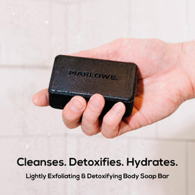 MARLOWE No. 106 Charcoal Soap with pumice for gentle exfoliation