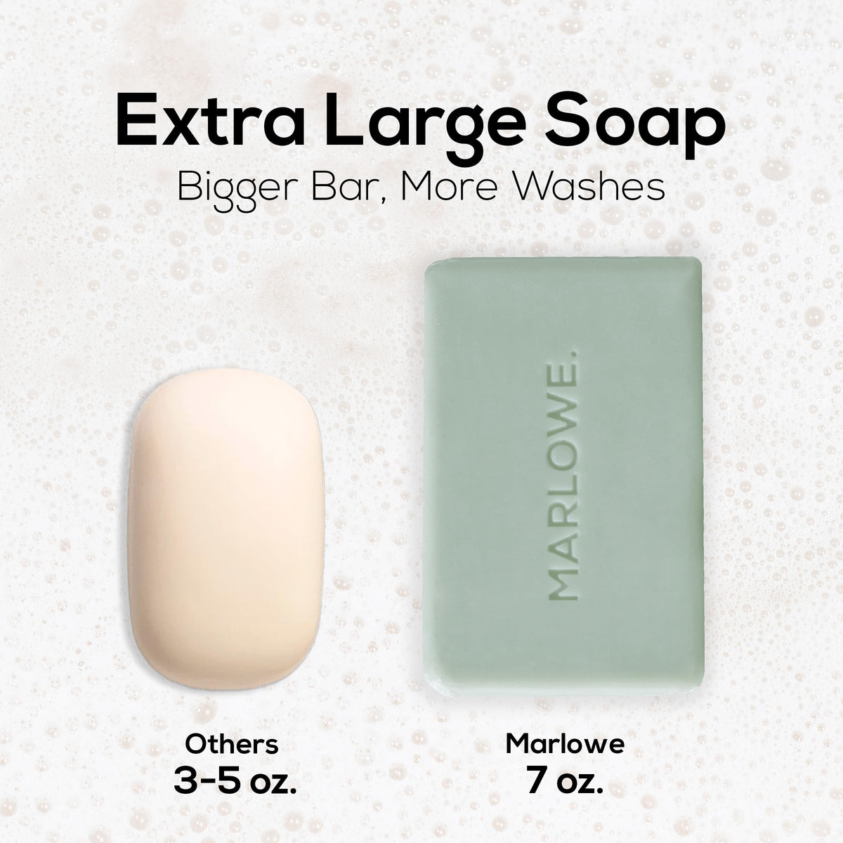 MARLOWE No. 108 bamboo stem powder adds gentle polish.