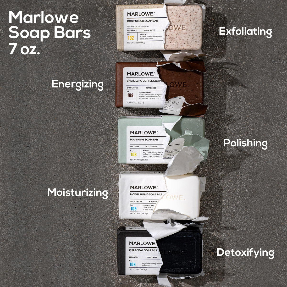 MARLOWE No. 109 fresh brew scent enhances morning shower experience