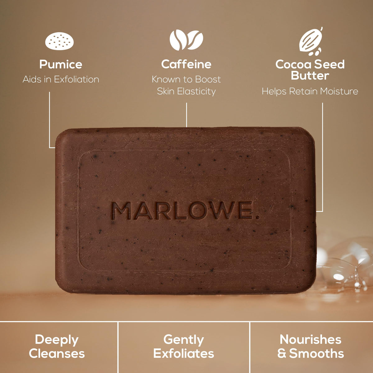 MARLOWE No. 109 vegan formula, cruelty-free soap option