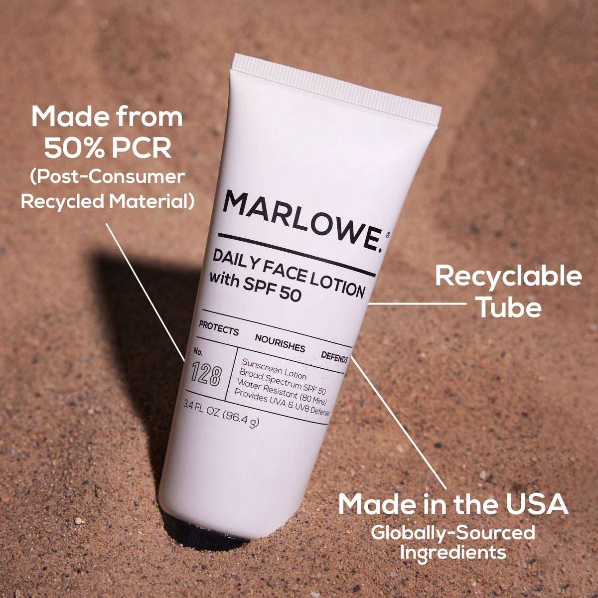 MARLOWE No. 128 outdoors use with water resistance feature.