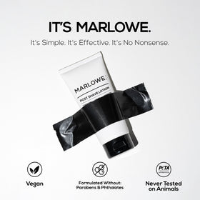 MARLOWE No. 144 green tea algae close-up, highlighting nourishing extracts for calmer skin.