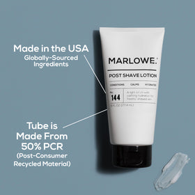 MARLOWE No. 144 willow bark and passionflower close-up, emphasizing smoothing and revitalizing care.