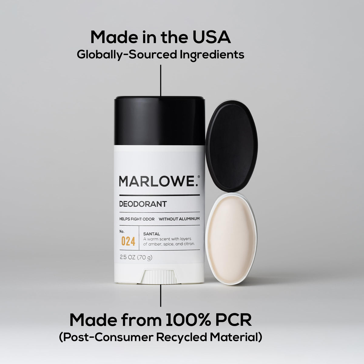 MARLOWE vegan clean formula offers cruelty-free, parabens-free care.
