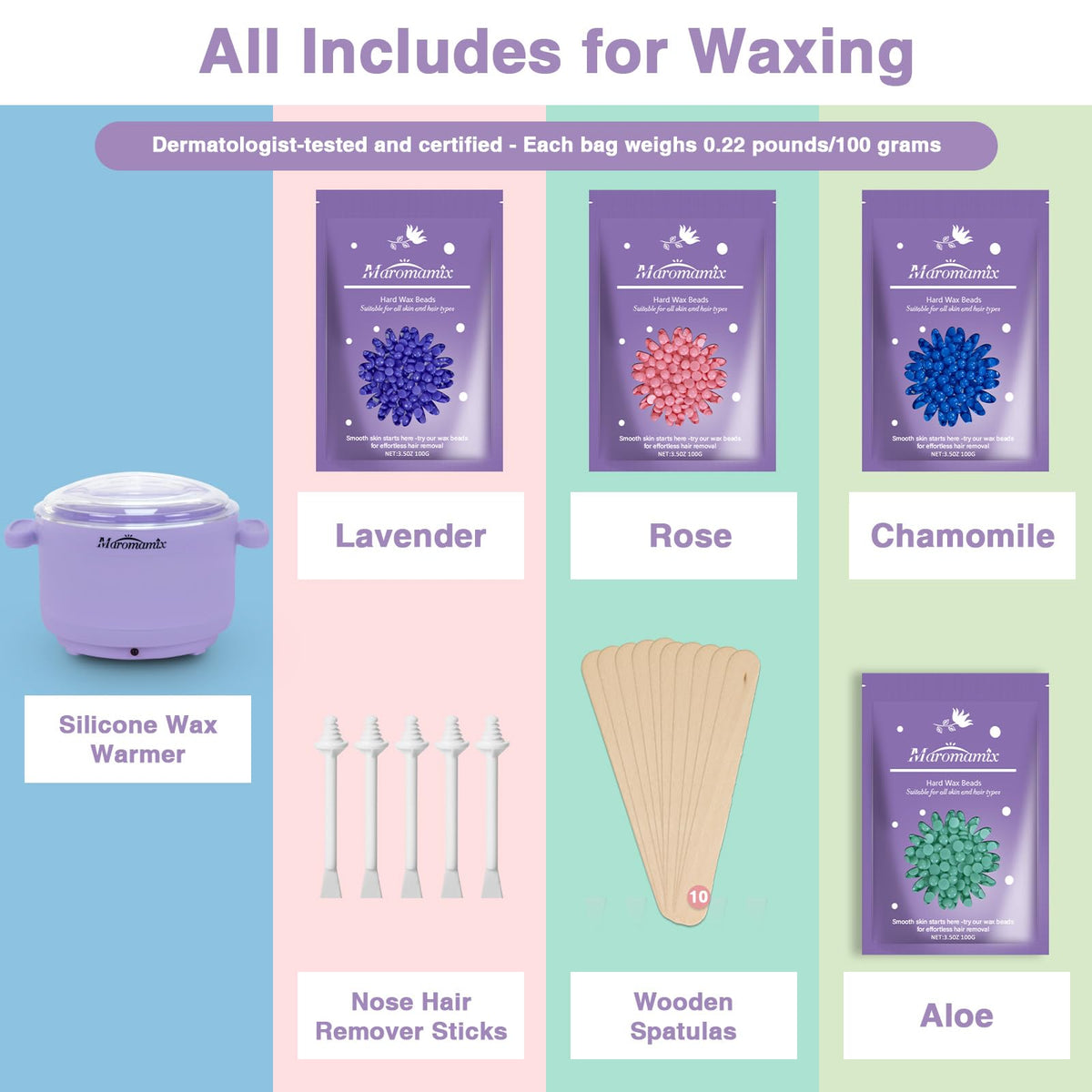 Maromamix collapsible silicone wax warmer for space-saving storage and on-the-go use.