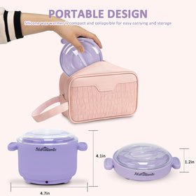 Maromamix compact portable wax warmer ideal for travel and quick touch-ups.