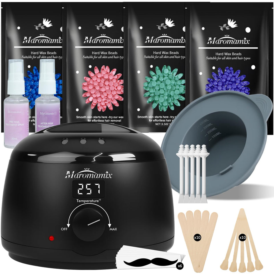Maromamix digital wax warmer display with LED readout for precise control
