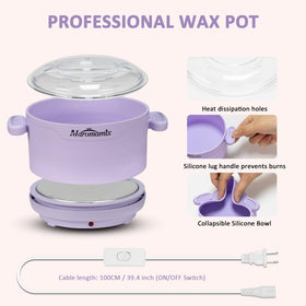 Maromamix device for eyebrows, bikini, legs waxing at home.
