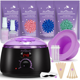 Maromamix digital wax warmer with LED display for precise at-home waxing.