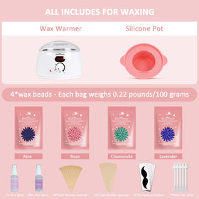 At-home waxing for legs and brows using Maromamix kit